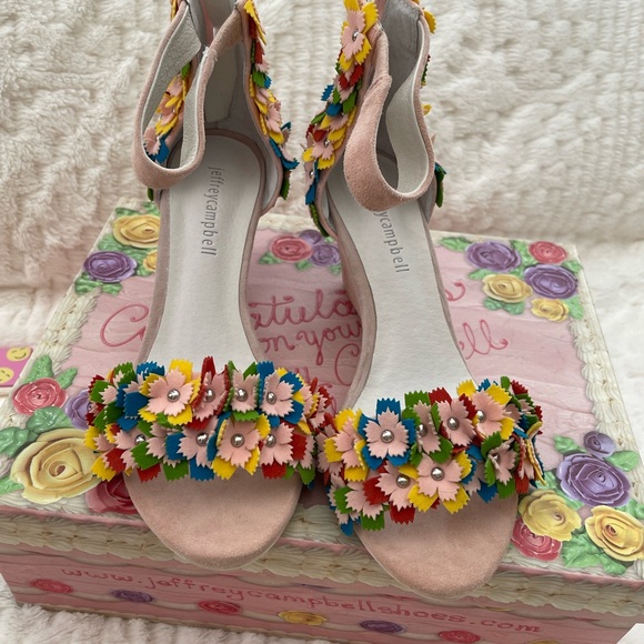 Jeffrey Campbell Shoes - Jeffrey Campbell Floral Wedges